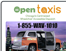 Tablet Screenshot of opentaxis.com